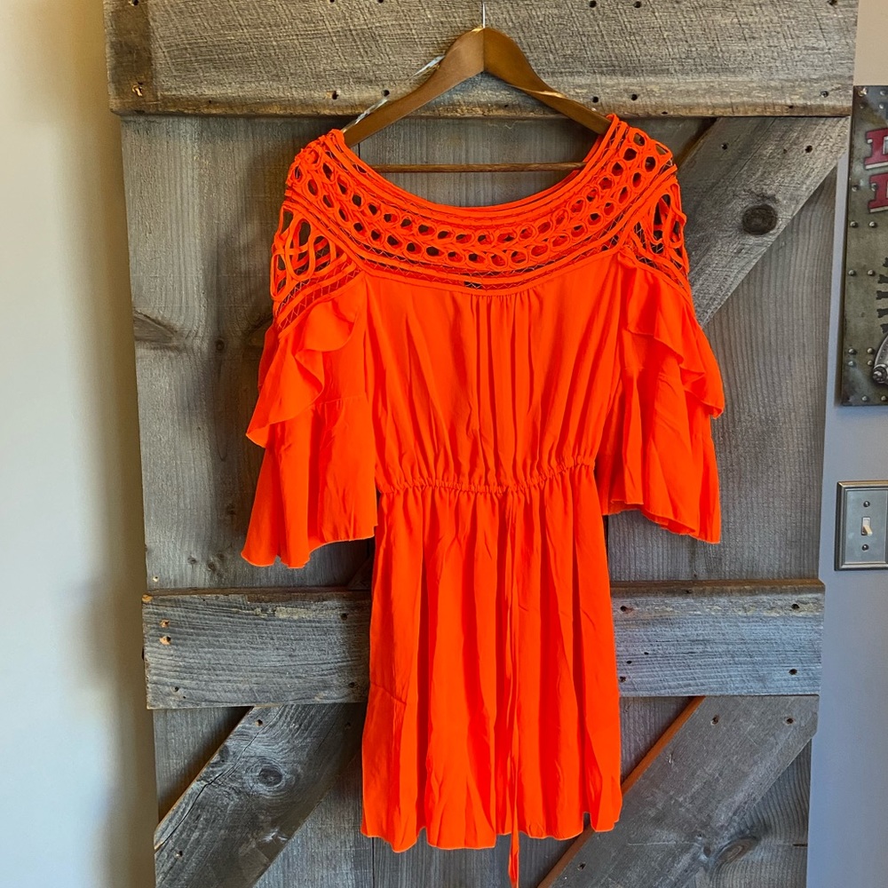 Orange dress